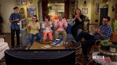 family clapping GIF by NETFLIX
