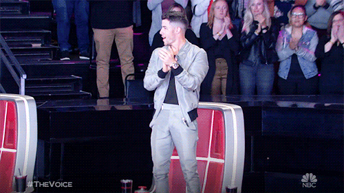 Excited Nick Jonas GIF by The Voice