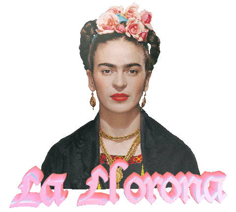 sad frida kahlo Sticker by Matt Osio