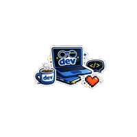 bosnakdev coffee tech laptop code Sticker
