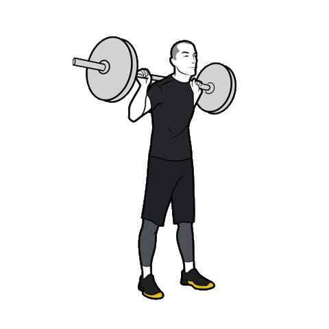 Crossfit Squats Sticker by JLFITNESSMIAMI