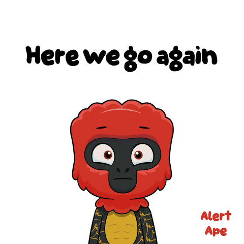 Here We Go Again Eye Roll GIF by VeeFriends