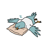 Tired Mood Sticker