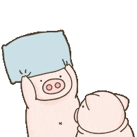 Pig Fighting Sticker