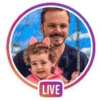 Live Instagram Sticker by Faculdade do Papai
