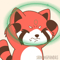 Think Red Panda GIF