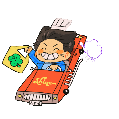 Car Smoke Sticker by AJ