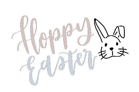 Happy Easter Bunny Sticker