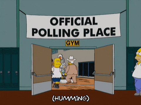 Voting Episode 4 GIF by The Simpsons
