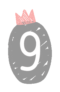 soymonalisa number 9 numero nine Sticker