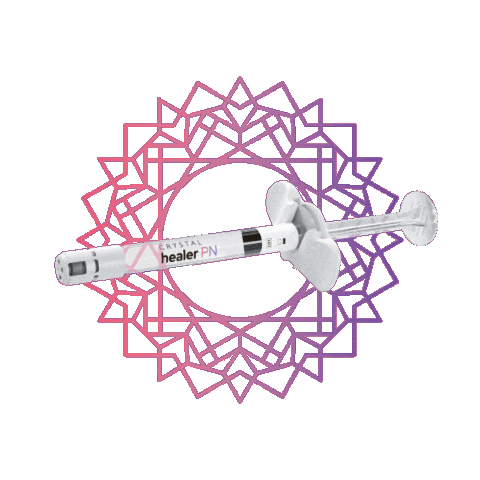 Crystal Healer Sticker by Koru Pharma
