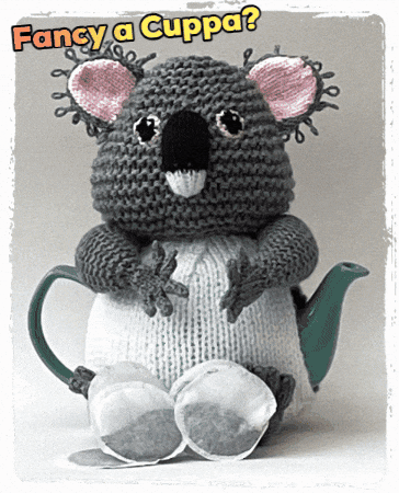 Tea Time Koala GIF by TeaCosyFolk