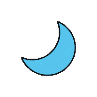 Floating Good Night Sticker