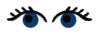 Eyes Winks Sticker by safraninthejungle