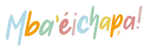 Lettering Paraguay Sticker