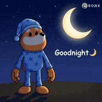 Nightcap Blinking Slowly GIF by BONK