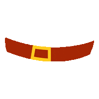 Pirate Belt Sticker by BOOKR Kids