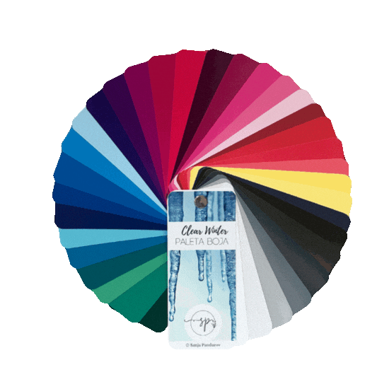 Color Palette Coloranalysis Sticker by Sanja Pandurov