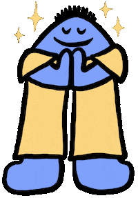 Happy Merci Beaucoup Sticker by Ruppert Tellac