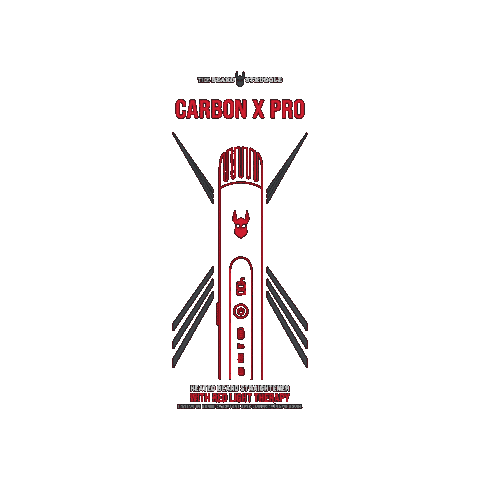 Red Light Therapy Beard Straightener Sticker by THE BEARD STRUGGLE