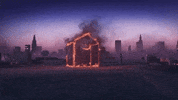 Burning House On Fire GIF by Petit Biscuit