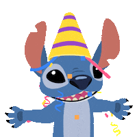 Happy Lilo And Stitch Sticker by Walt Disney Studios