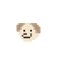 Pixel Dogs Sticker