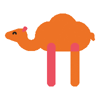 Camel Cool Off Sticker by Kids&Us