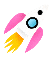 Space Rocket Sticker
