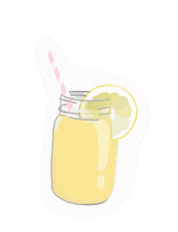 Summer Drink Sticker