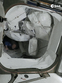 International Space Station Dragon GIF by European Space Agency - ESA