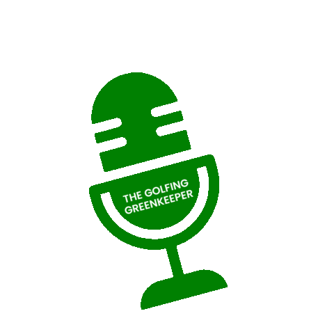 Thegolfinggreenkeeper golf podcast golfing golfer Sticker