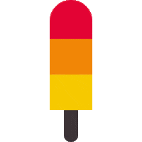 Icecream Melting Sticker by Oom Bigbo