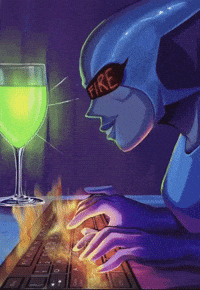Toby Fox Queen GIF