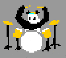 pixel panda GIF by TraceLoops