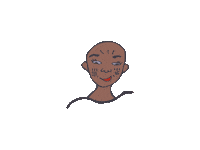 Brown Skin Girl Wtf Sticker