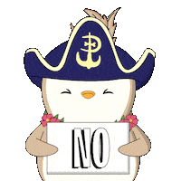 No Way Penguin Sticker by Pudgy Penguins