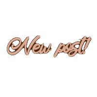 Text New Post Sticker
