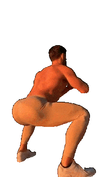 Booty Leg Day Sticker by Hari Tahov Shop