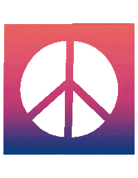 Peace Kind Sticker by Zetafonts Type Foundry
