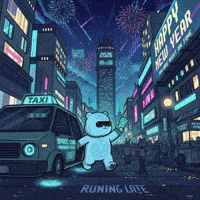 Celebrating New Years GIF by Kanpai Pandas