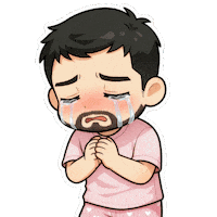 Sad Tears Sticker