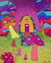 Magic Mushrooms Trip GIF by Squirrel Monkey