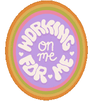 Working On Me Love Yourself Sticker