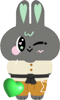 Bunny Win Sticker