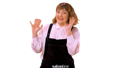 salonline giphyupload happy cute excited Sticker