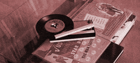 record player vintage GIF by Jerology