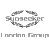 sunseekerLondon ocean waves boat sail Sticker
