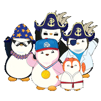 Team Hello Sticker by Pudgy Penguins