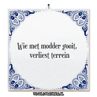 Spreuk Reflectie Sticker by Tegelspreuken.nl